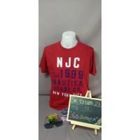ราคา เสื้อยืดมือสอง NAUTICA JEANS ลายสกรีน สีแดง Size M/M (8502272308)