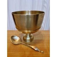 ราคา ขันทองเหลือง+พานรอง แถมฟรีทัพพีเข้าชุด‼️ (16868243086)