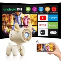 ราคา โปรเจคเตอร์ Mini Projector H2PRO Android 13 บลูทูธ 5.0 Wifi 6 องศาจอแสดงผลหน ้ าจอขนาดใหญ จอพกพา 4K ปรับได้ 180 องศา (26581398115)