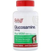 ราคา Schiff, Glucosamine Plus MSM, 1500 mg, 150 Coated Tablets (2583074608)