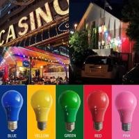 ราคา หลอดLED หลอดBULB หลอดไฟสี 5w ขั้วเกลียว E27 iwachi (8951839937)