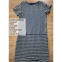 ราคา เดรสสั้นUniqloสีน้ำเงินลายของแท้ (28053719368)