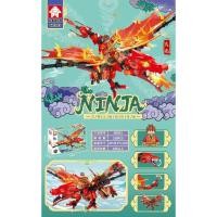 ราคา ของเล่นตัวต่อเลโก้นินจามังกรสีเขียว สีแดง สีเหลือง สีฟ้า เลโก้มังกรแดง68303/68305/68307/68305 (21477673757)