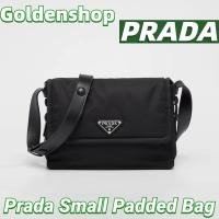 ราคา ปราด้า PRADA Re-Nylon Small Padded Shoulder Bagกระเป๋าสะพายเดี่ยว (28126696461)