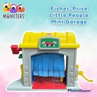 ราคา Fisher-Price Little People Mini Garage ฉากของเล่น ร้านล้างรถ รถของเล่น **มือสอง** (21632171048)