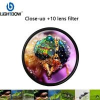 ราคา Lightdow Lens Filter Macro Close Up +10 49mm 52mm 55mm 58mm 62mm 67mm 72mm 77mm 82mm for Canon Nikon Sony Camera Lens Fi (26220181534)