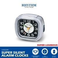 ราคา นาฬิกาปลุก RHYTHM ตั้งโต๊ะสีเงิน ตัวเลขเรืองแสง ฐานกว้าง 9.8 ซม. (20881362474)