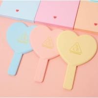 ราคา กระจกแต่งหน้า 3CE Heart Hand Mirror สีพาสเทล ของแท้จากเกาหลี (5529374447)
