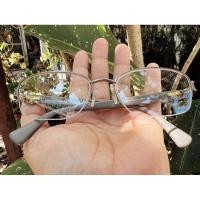 ราคา Coach แท้มือสอง กรอบแว่นตากึ่งเปลือยขาแว่นสีเทา Eyeglasses Frame HC 5059(Kacey) 9198(Sand/Sepia) 52-18-135 HC5059 (24192096985)