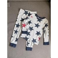 ราคา ชุดนอนเด็กชาย H&M 3-4 ขวบ ทรง Skinny รัดรูป แขนยาว ขายาว สีเทา ลายดาวกรมท่า-แดง ผ้าบางไม่ร้อน สภาพ 70% (23073908713)