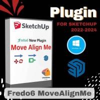 ราคา Fredo6 Move Align Me v1.2a ( ปลั๊กอินย้ายและจัดตำแหน่งวัตถุ ) | Plugin for Sketchup 2022-2024 (29903439152)