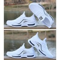 ราคา ส่งเร็ว2สี 40-44 รองเท้าผ้าใบผู้ชาย แฟชั่น ใหม่ ดำ ขาว ที่ถูกที่สุด รุ่น556 (16596142705)