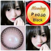 ราคา บิ๊กอาย ลาย Monday ( pitchy lens ) Brown / Gray / black ขนาดตาโต (29706971343)