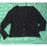 ราคา เสื้อคลุมไหมพรม สีดำ มือสอง (25918453338)