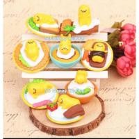 ราคา ไข่สีเหลืองขี้เกียจ Gudetama(蛋黄) ชุดตุ๊กตา / เค้ก Topper (8 ชิ้น) - ชุด B (18680151157)