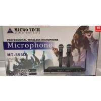 ราคา ไมโครโฟนแบบไร้สายMICRO TECH MT-555Dใช้ย่านความถี่UHF803 – 806MHz (18004279644)