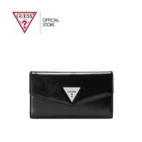 ราคา GUESS กระเป๋าสตางค์ รุ่น DD860151 LATHAN SLG SLIM CLUTCH สีดำ (25352407178)