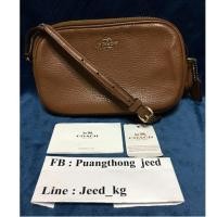 ราคา Used coach แท้% สะพายข้าง 2 ซิป (686440172)