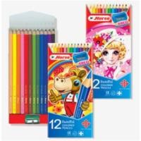 ราคา ดินสอสีไม้แท่งยาว 12 สี ตราม้า + กบเหลา (12704144471)