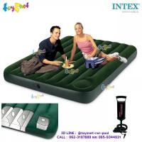 ราคา Intex ที่นอนเป่าลม มีสูบลมเท้าเหยียบฝังในตัว (ควีน) 1.52x2.03x0.22 ม. รุ่น 66929 + ที่สูบลม ดับเบิ้ลควิ๊ก วัน (9349788859)