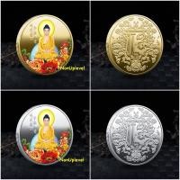 ราคา เหรียญลายพระ ชุบเงิน ชุบทอง ขัดเงา ลงสี เหรียญสะสม C 14 (22141938109)