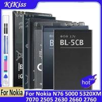 ราคา สำหรับ Nokia N76 5000 5320XM 7070 2505 2630 2660 2760 7088 N75 แบตเตอรี่ BL-4B 4C 4D 5C 5CA 5CB 5CT (26857843966)
