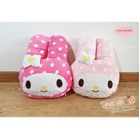 ราคา พร้อมส่ง หมอนผ้าห่ม My Melody ลายจุด (1706178845)