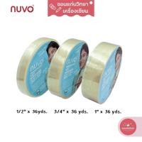 ราคา เทปใส Transparent Tape นูโว Nuvo กาวเทปใส แกนใหญ่ 3 นิ้ว จำนวน 1 ม้วน (20534576402)