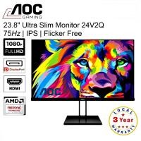 ราคา MONITOR (จอมอนิเตอร์) AOC 24V2Q/67 23.8" 75Hz IPS รับประกัน 3 - Y (1761917786)