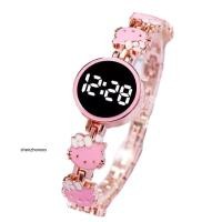 ราคา Ig นาฬิกาข้อมือควอตซ์แฟชั่น สายแสตนเลส ลายคิตตี้น่ารัก สําหรับเด็กผู้หญิง (25357342161)