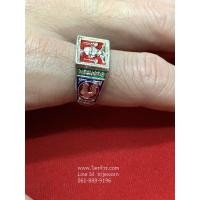 ราคา แหวนหลวงพ่อรวย ลงยา ปาสาทิโก ลงยาสวยงาม ปราณีต ไซส์ 10 (2219843951)