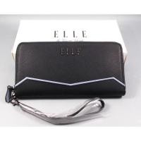 ราคา กระเป๋าสตางค์ ELLE ดำ-ฟ้า ใหม่ แท้ (21166724544)