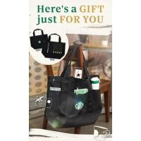 ราคา Starbucks reward totebag กระเป๋าผ้าสตาร์บัคพร้อมโบว์และถุงกระดาษ (9615900644)