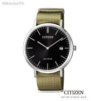 ราคา ✻CITIZEN Eco-Drive AU108 Nylon/Leather Men's Watch ( นาฬิกาผู้ชายพลังงานแสง ) (11247185396)