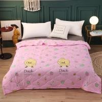 ราคา No.5 ผ้าห่มใยไหม ลายน้องเป็ด ผ้านุ่มห่มสบาย ขนาด6ฟุต (5362977499)