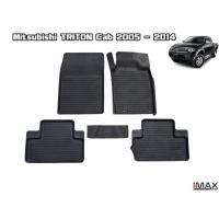 ราคา ผ้ายางรองพื้นเข้ารูปตรงรุ่น MITSUBISHI Triton Cab 2005 - 2014 พรมปูพื้นรถ แผ่นยางปูรถยนต์ ถาดยางปูพื้นรถเข้ารูป (1692285692)