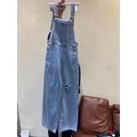 ราคา เอี๊ยมยีนส์ขายาว สีอ่อนฟอก 2226 (14059787445)