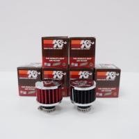 ราคา กรองจิ๋ว กรองดักไอน้ำมันเครื่อง ขนาดปาก 12 mm. K&N กรองฝาครอบวาล์ว พร้อมเข็มขัดรัด (ราคาต่อ1ลูก) (19775710828)