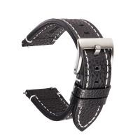 ราคา Watchbands 18mm/19mm/20mm/21mm/22mm Watch band Strap Retro Calf Leather Genuine Leather Straps Belt (25430128304)