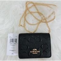 ราคา New✨coach~แท้100%Mini Wallet C7371 กระเป๋าสะพาย Mini Wallet On A Chain (25282655213)