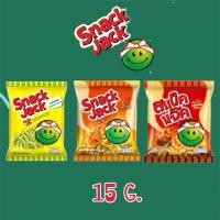 ราคา ️ Snack Jack สแน็คแจ๊ค ขนมถั่วลันเตาอบกรอบ ขนาด 15 กรัม มี 3 รส สแน็คแจ็คอบกรอบ (29003008196)