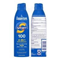 ราคา ของแท้ สเปรย์กันแดดสำหรับผิวหน้าและผิวกาย Coppertone Sport 4-in-1 Performance Sunscreen Spray (16498084724)
