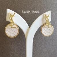 ราคา ต่างหูก้านเงิน YSL BRANDS --925 Sterling Siliver-- (2594821130)