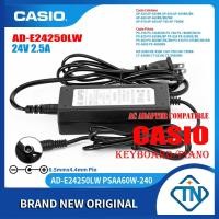 ราคา อะแดปเตอร์พาวเวอร์ซัพพลายเปียโนดิจิทัล 24V 2.5A AD-E24250LW AC สําหรับ Casio Celviano AP-460 AP-470 CGP-700 BK BN WE CT-X5000 CT-X5100 (22041005669)