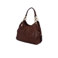 ราคา [กระเป๋ามือสอง] COACH ของแท้! หนังวัวแท้ 13นิ้ว สีน้ำตาลเข้ม กระเป๋าสภาพดี กระเป๋าสะพายข้าง กระเป๋าถือ โค้ช (12893493511)