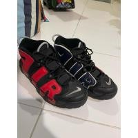 ราคา Nike Air More Uptempo ‘96 Black and University Red - Original (24634743541)