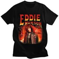 ราคา คลาสสิก GILDAN เสื้อยืด พิมพ์ลายกราฟิก Stranger Things 4 Eddie Munson สําหรับผู้ชาย_01 (24106697615)