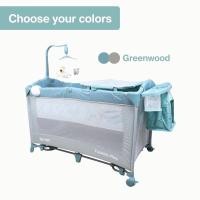 ราคา เพลเพนรุ่นใหม่ล่าสุด "GLOWY Playard 3 in 1 • Basinett • Bedside Crib • Playard" (19492539461)