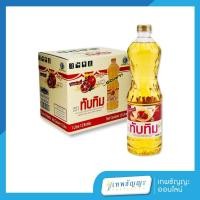 ราคา น้ำมันปาล์ม ตราทับทิม 1 ลิตร ยกลัง 12 ขวด (25136397571)