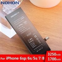 ราคา NOHON แบตเตอรี่สำหรับ Apple iPhone 6s Plus เปลี่ยน Bateria แบตเตอรี่ความจุสูงเครื่องมือฟรี (6235387895)